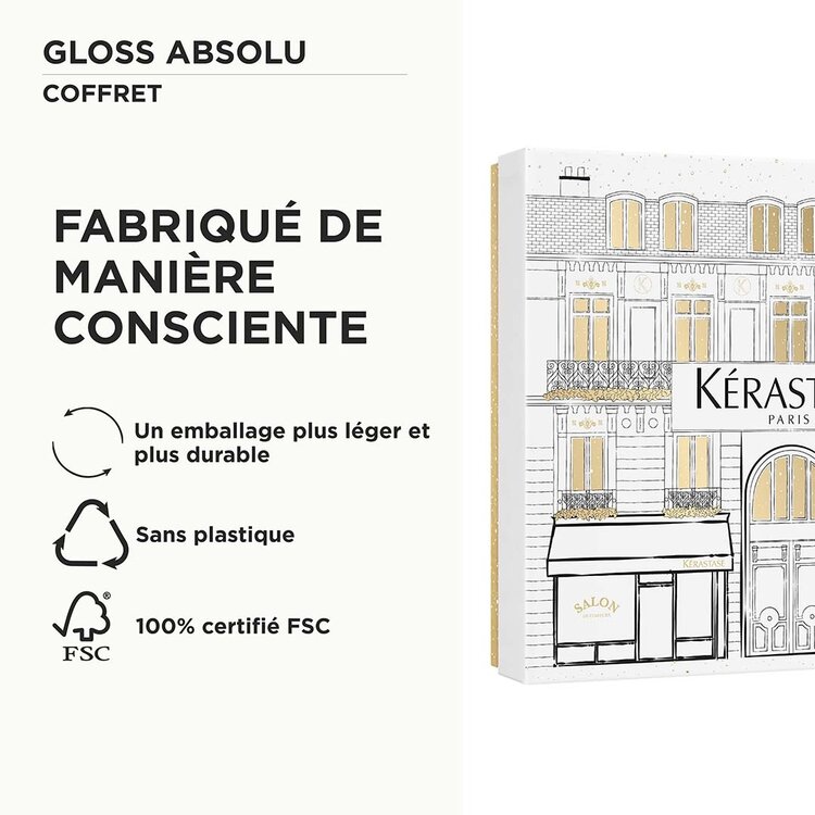 KÉRASTASE Gloss Absolu | Coffret des Fêtes 2025 | Brillance Miroir & Anti-Frisottis