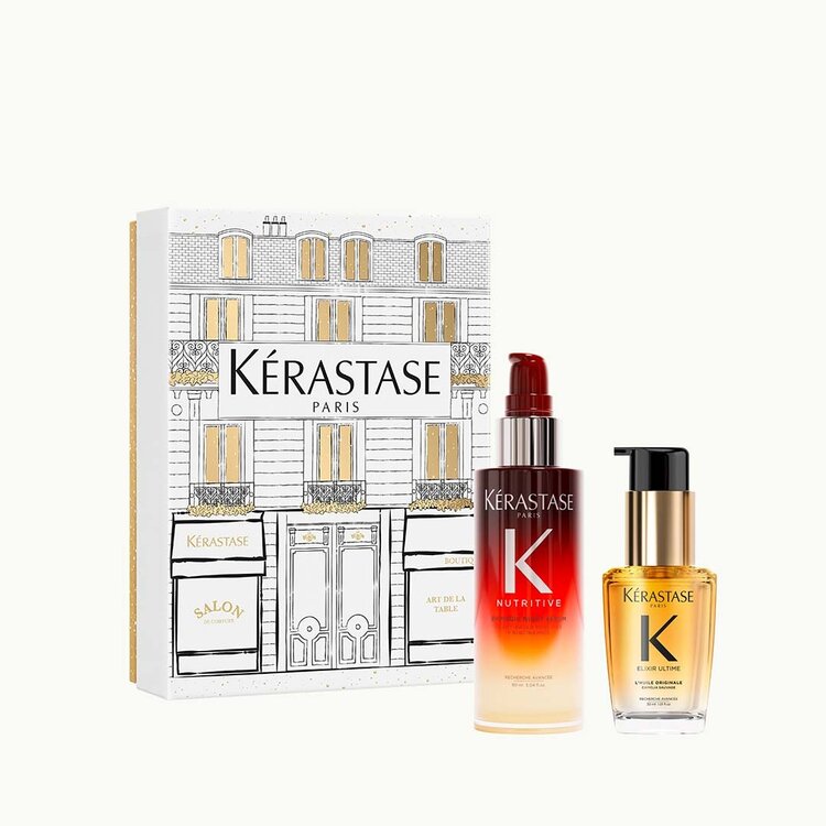 KÉRASTASE Iconiques | Coffret des Fêtes 2025 | Soin Nuit & Éclat Sublime