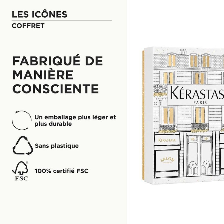 KÉRASTASE Iconics | Holiday Set 2025 | Overnight Care & Luminous Shine