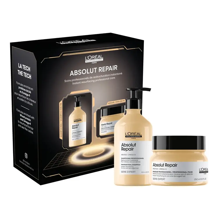 L'ORÉAL PROFESSIONNEL Absolut Repair | Coffret des Fêtes 2025 | Réparation & Douceur