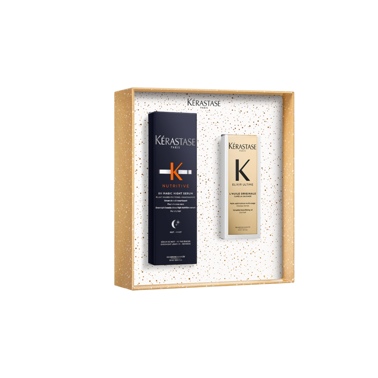 KÉRASTASE Iconics | Holiday Set 2025 | Overnight Care & Luminous Shine