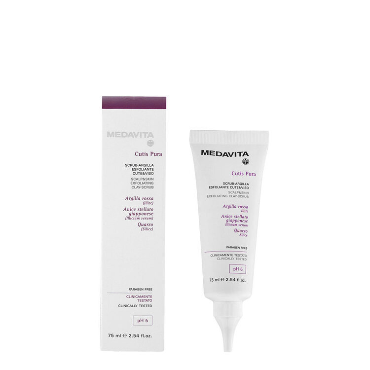 MEDAVITA Cutis Pura | Scalp & Skin Exfoliating Clay-Scrub 75 ml