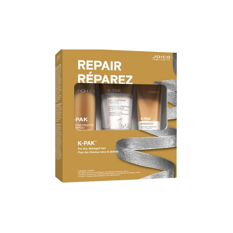 JOICO K-PAK | Coffret Fêtes 2025 | Réparez — Force & Résistance