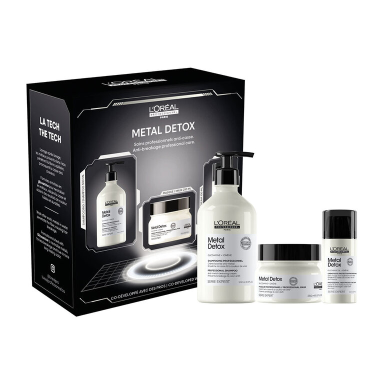 L'ORÉAL PROFESSIONNEL Metal Detox | Coffret Fêtes 2025 — Détox Métaux & Protection Couleur