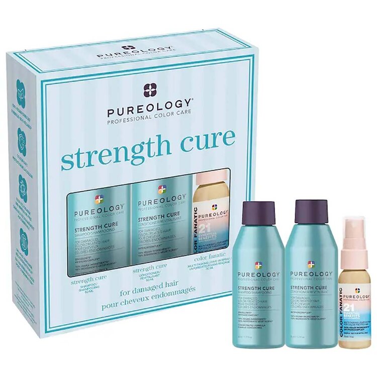 PUREOLOGY Strength Cure | Coffret Fêtes 2025 | Découverte — Force & Protection Couleur