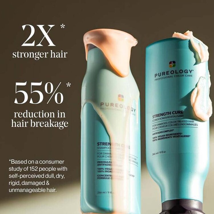 PUREOLOGY Strength Cure | Holiday Set 2025 | Damaged Hair — Strength & Repair