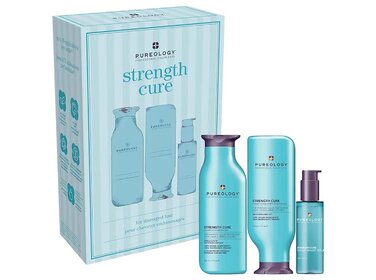 PUREOLOGY Strength Cure | Holiday Set 2025 | Damaged Hair