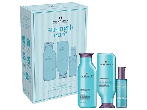 PUREOLOGY Strength Cure | Coffret Fêtes 2025 | Cheveux Endommagés