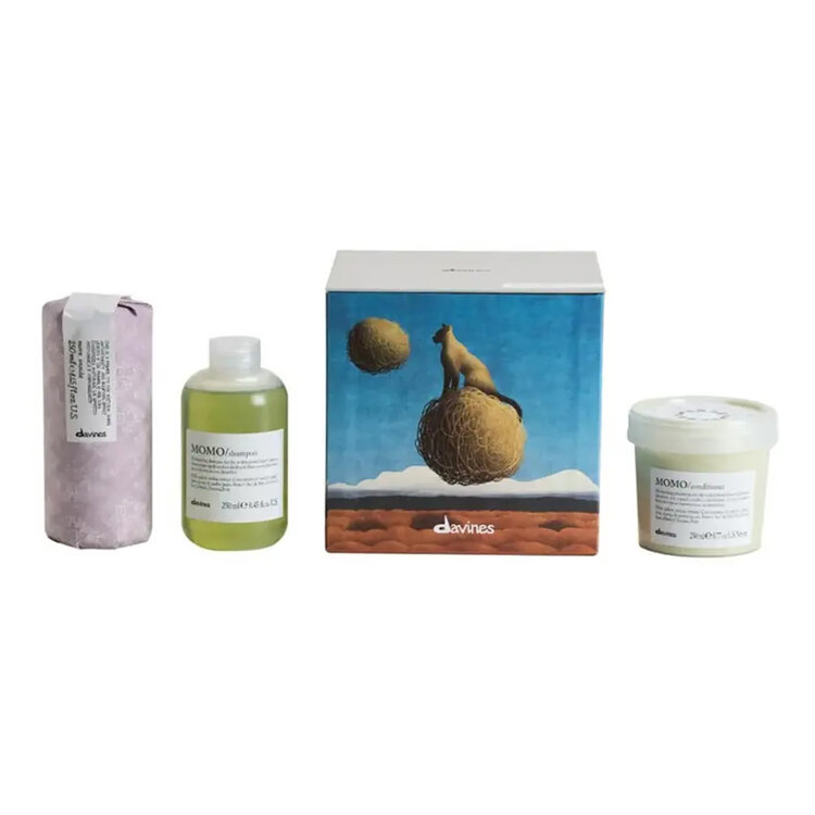 DAVINES MOMO | Holiday Set 2025 | Enchanting Prairie — Hydration & Lightweight Care