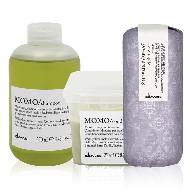 DAVINES MOMO | Holiday Set 2025 | Enchanting Prairie — Hydration & Lightweight Care