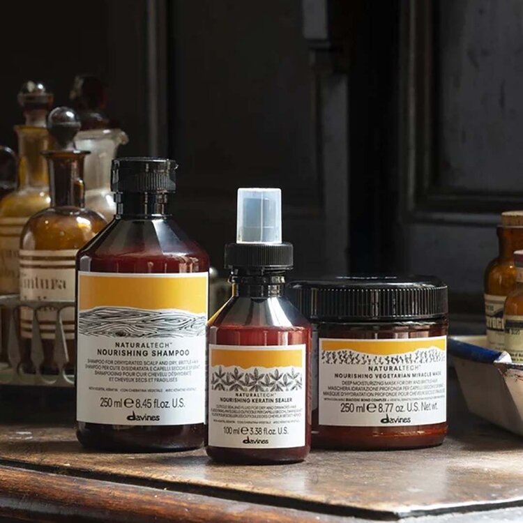 DAVINES Naturaltech Nourishing | Keratin Sealer — Scelle la cuticule & lisse la fibre