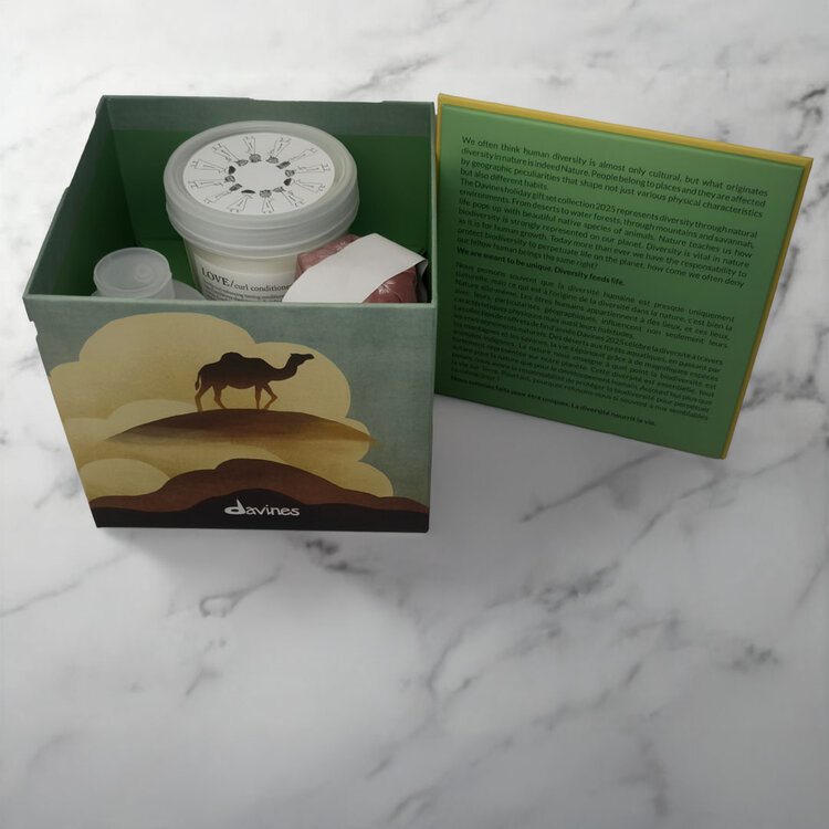 DAVINES LOVE Curl | Coffret Fêtes 2025 | Désert Sauvage — Boucles & Définition