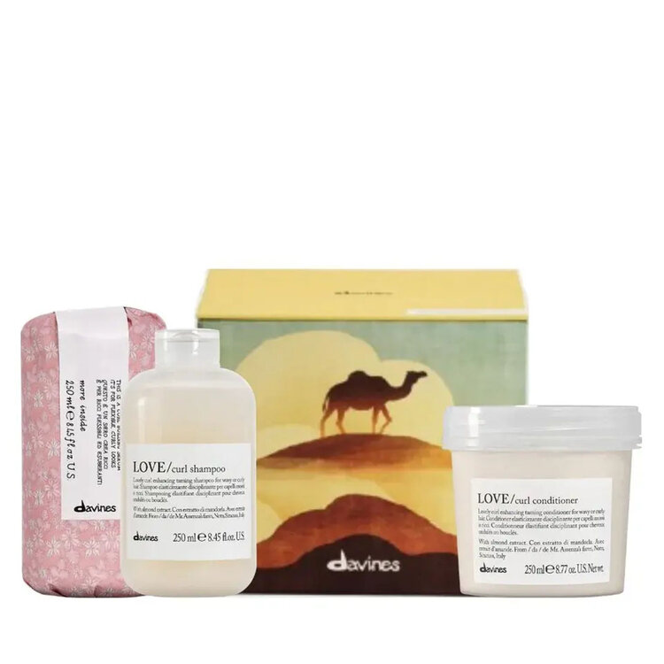 DAVINES LOVE Curl | Coffret Fêtes 2025 | Désert Sauvage — Boucles & Définition
