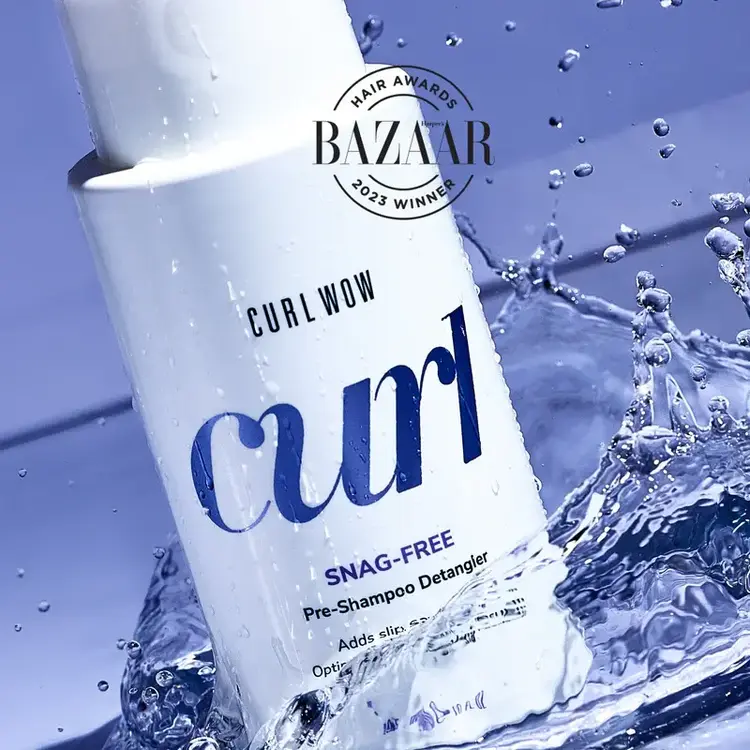 COLOR WOW Curl | Snag-Free | Pre-Shampoo Detangler – Slip-enhancing treatment that protects curls before washing