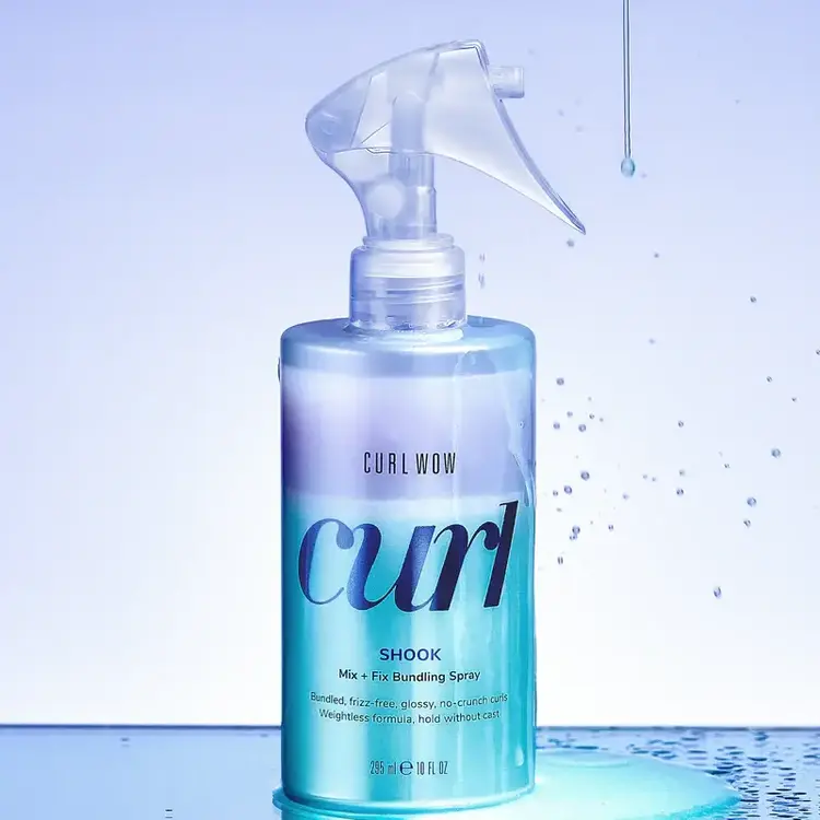 COLOR WOW Curl | Shook Spray Agité + Définit Sublime – Brume légère qui redéfinit et fait briller les boucles