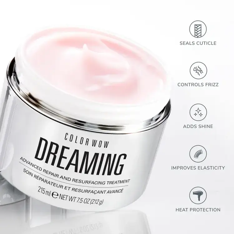 COLOR WOW Dreaming | Advanced Repair Resurfacing Treatment (215 ml / 7.5 oz) – Leave-in that smooths cuticles and reduces breakage