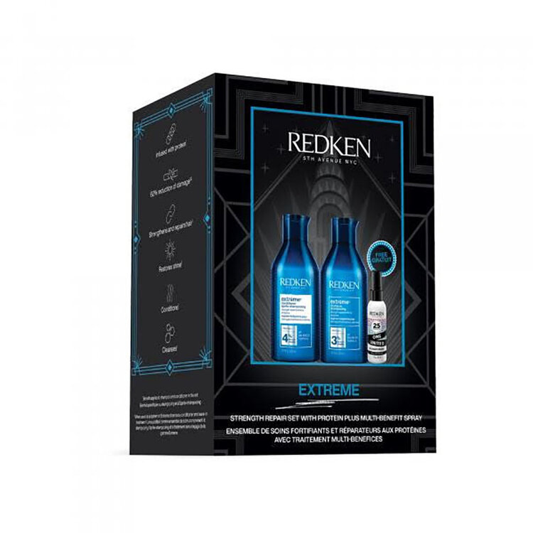 REDKEN Extreme | Coffret Fêtes 2025 | Réparation & Force — Anti-Casse & Douceur