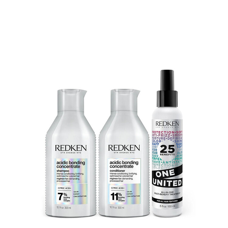REDKEN Acidic Bonding Curls | Coffret Fêtes 2025 | Boucles & Force — Définition, Anti-Frisottis & pH Équilibré