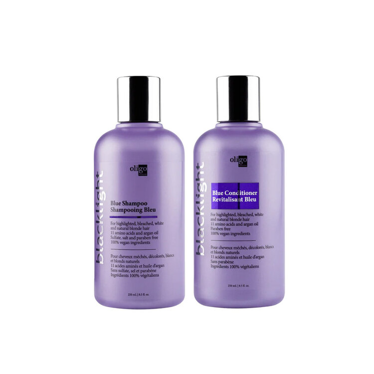 OLIGO Blacklight Bleu | Coffret Fêtes 2025 | Anti-Cuivré — Bruns Froids & Éclat