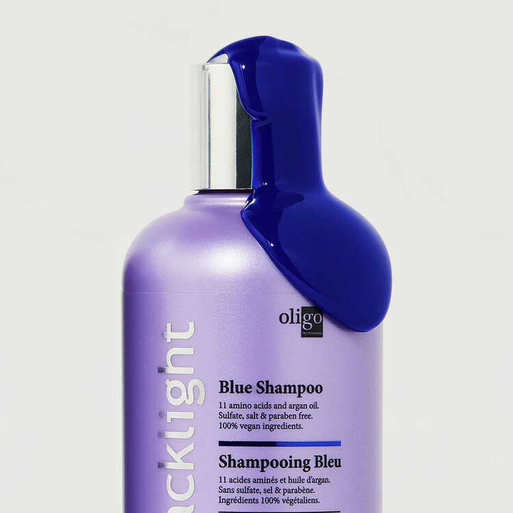 OLIGO Blacklight Bleu | Coffret Fêtes 2025 | Anti-Cuivré — Bruns Froids & Éclat