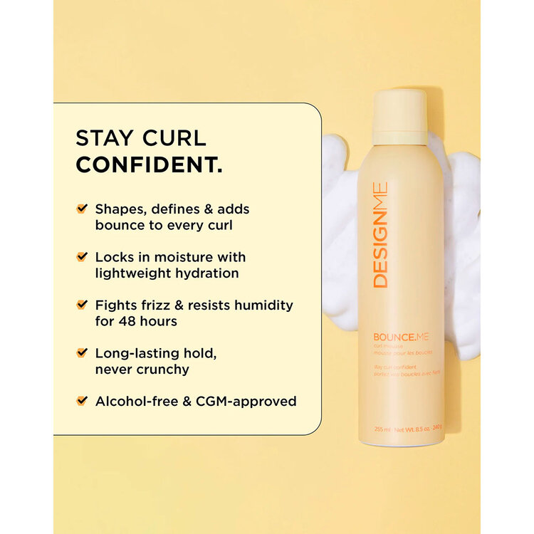 DESIGN.ME Bounce.Me | Curl mousse – Soft definition, anti-frizz, natural bounce