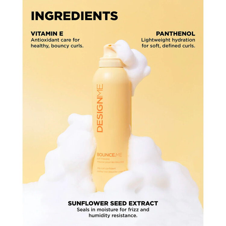 DESIGN.ME Bounce.Me | Curl mousse – Soft definition, anti-frizz, natural bounce