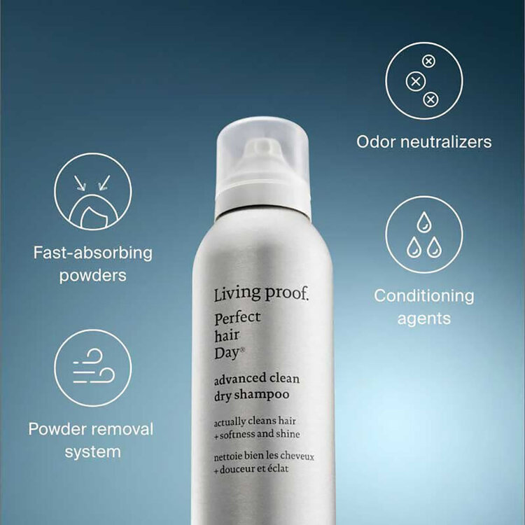 LIVING PROOF Perfect Hair Day | Advanced Clean Dry Shampoo — Truly Clean Feel & Soft Finish