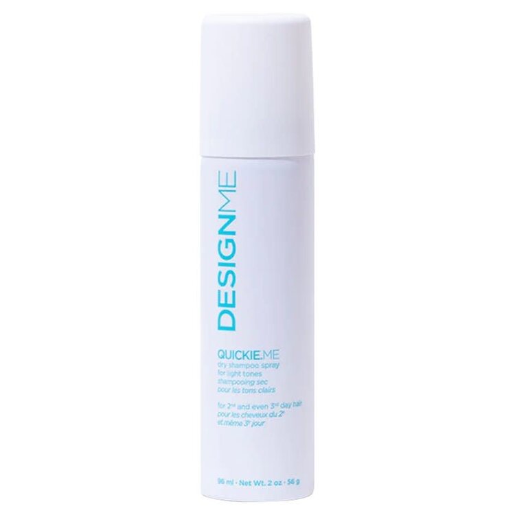 DESIGN.ME Quickie.Me | Shampooing Sec Tons Clairs (198 g / 7 oz) – Rafraîchit Les Racines et Absorbe le Sébum Avec un Fini Naturel