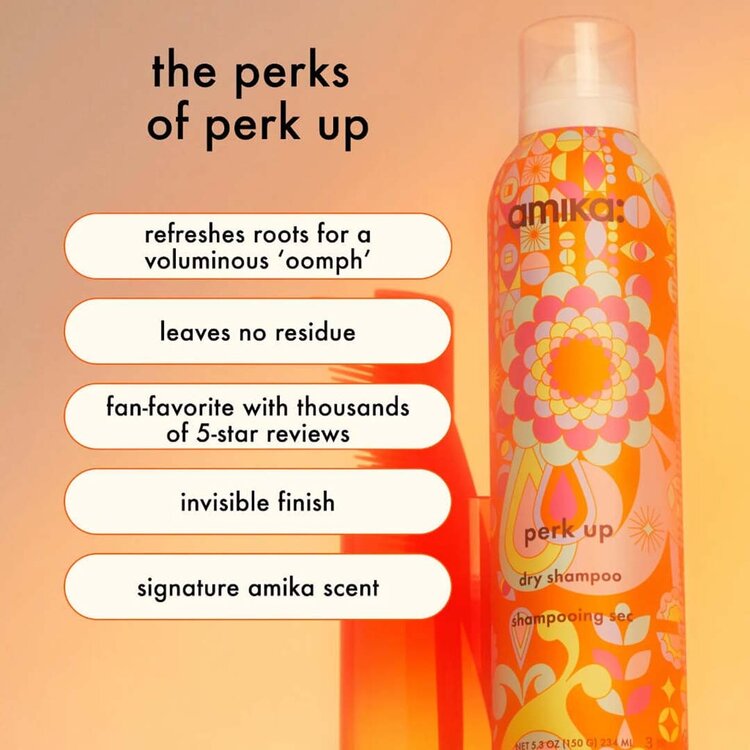 amika: Positively Perked Up | Coffret Fêtes 2025 — Fraîcheur Instantanée & Volume