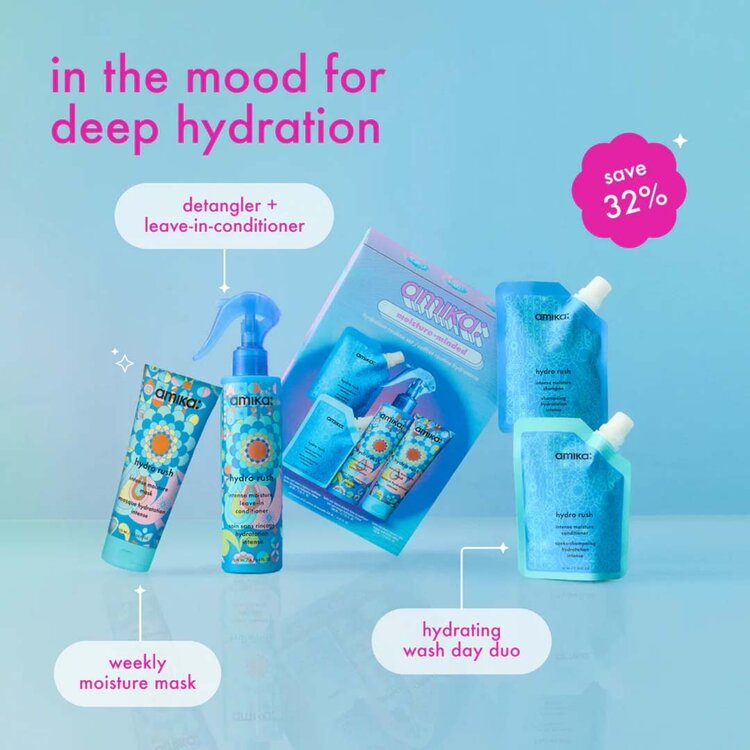 amika: Moisture-Minded | Coffret Fêtes 2025 — Hydratation Intense, Douceur & Brillance