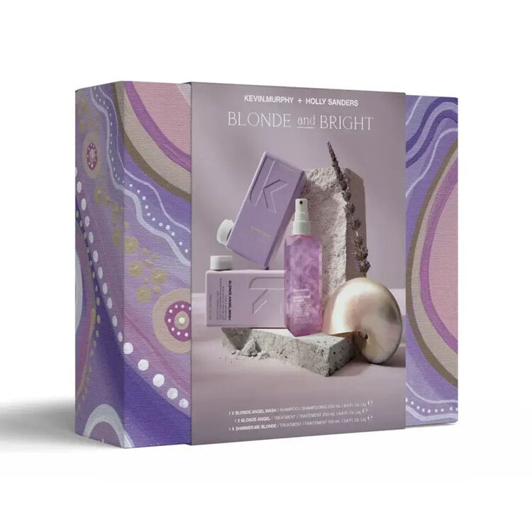 KEVIN.MURPHY Blonde et Éclatante | Coffret Fêtes 2025 — Neutralise les Tons Jaunes & Fait Briller
