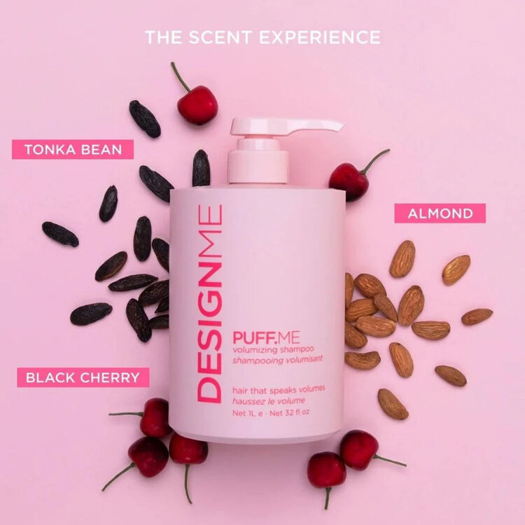 DESIGN.ME Ornements Puff.me | Coffret Fêtes 2025 — Volume Sous la Douche, Légèreté & Brillance