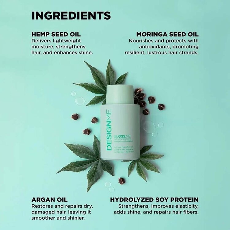 DESIGN.ME Ornements Gloss.me | Coffret Fêtes 2025 — Hydrate, Lisse & Fait Briller