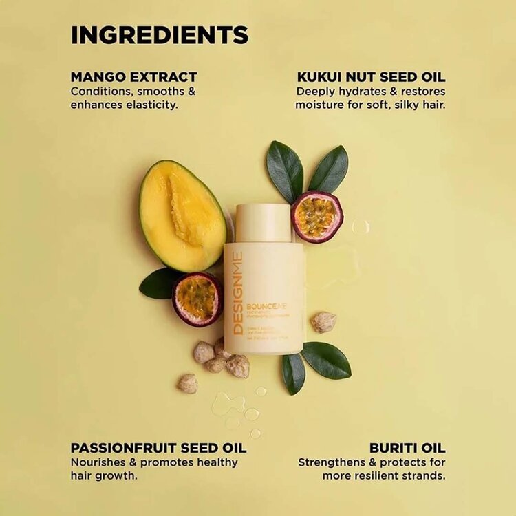 DESIGN.ME Ornements  Bounce.me  | Coffret Fêtes 2025 — Hydrate, Définit & Contrôle les Frisottis