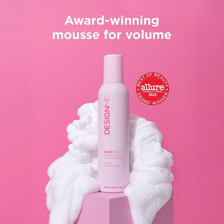 DESIGN.ME Ornaments Puff.me | Volumizing Foam | Holiday 2025 — Body, Hold & Lightweight Finish