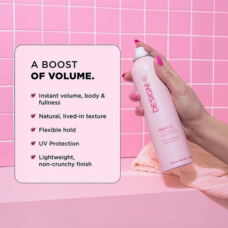 DESIGN.ME Ornaments Puff.me | Texturizing Spray | Holiday 2025 — Instant Body & Tousled Texture