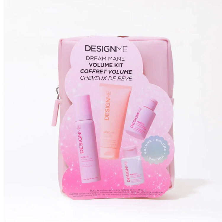 DESIGN.ME Cheveux de Rêve Puff.me  | Ensemble Volume | Coffret Fêtes 2025 — Corps Aérien & Tenue Souple