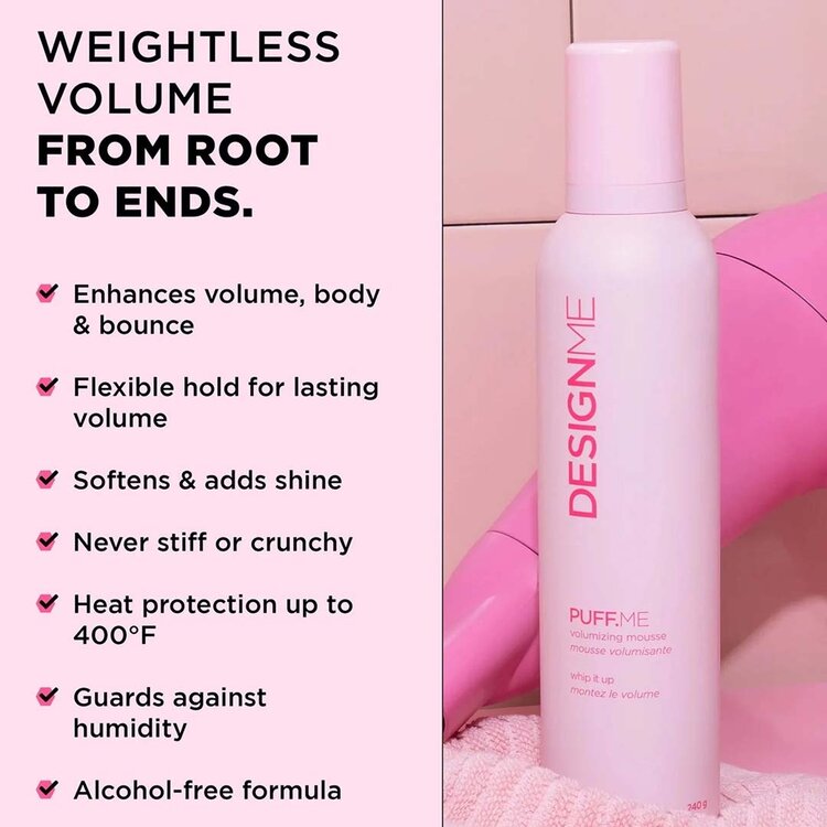 DESIGN.ME Cloud 9 Puff.me | Volume Kit | Holiday 2025 — Airy Volume & Divine Texture