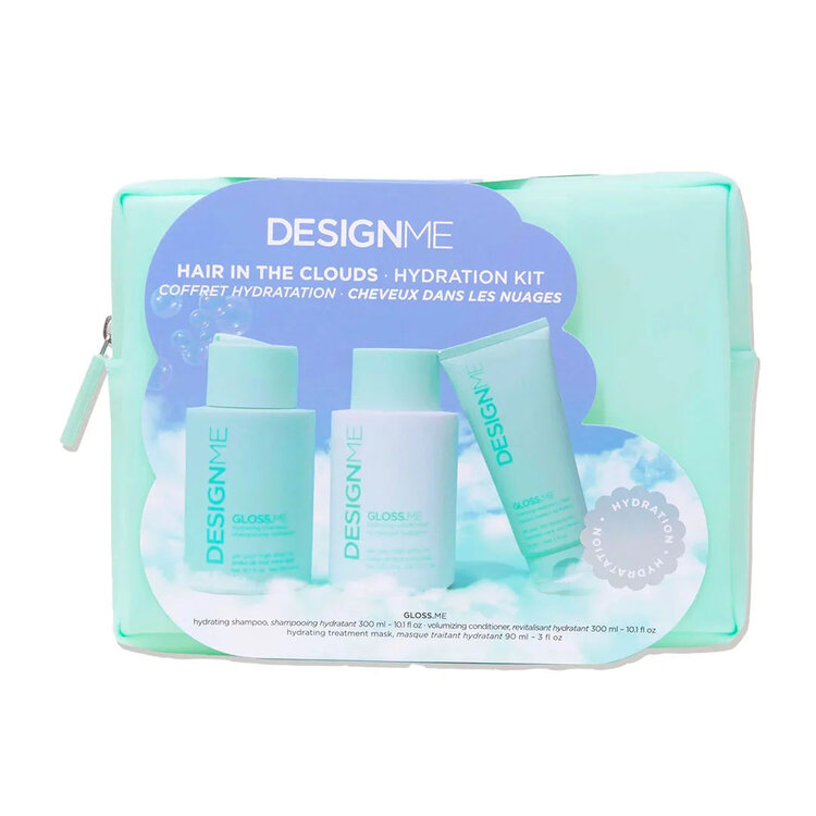DESIGN.ME Gloss.Me | Cheveux dans les Nuages | Coffret Hydratation 2025 | Douceur & Éclat Légers