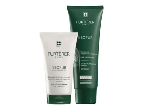 René FURTERER Paris Neopur | Shampooing  Équilibrant Pellicules Libres, Cuir Chevelu Sec