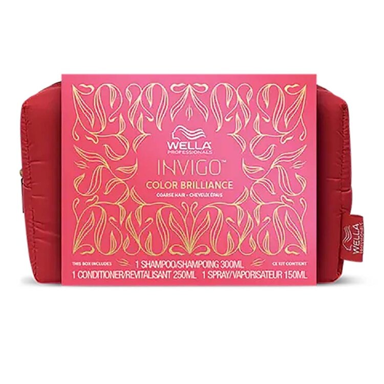 WELLA Wella | Invigo Color Brilliance Épais — Coffret Fêtes 2025 — Éclat Couleur & Douceur Intense