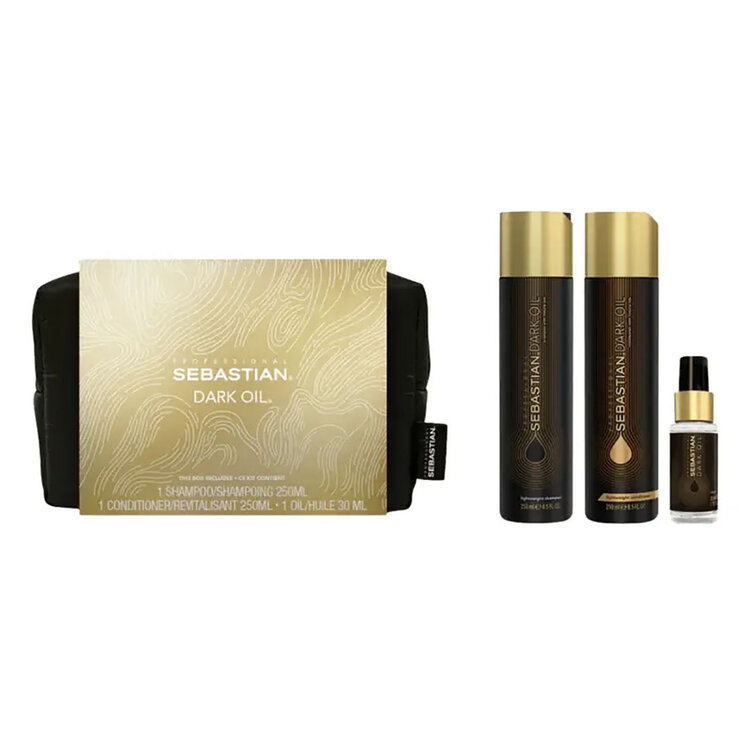 SEBASTIAN Sebastian | Dark Oil  Coffret Fêtes 2025 — Nutrition, Lissage & Brillance