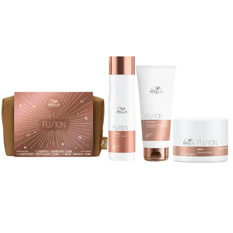 WELLA Wella | Fusion — Coffret Fêtes 2025 — Réparation Intense & Douceur Soyeuse