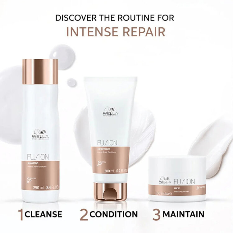 WELLA Wella | Fusion — Coffret Fêtes 2025 — Réparation Intense & Douceur Soyeuse