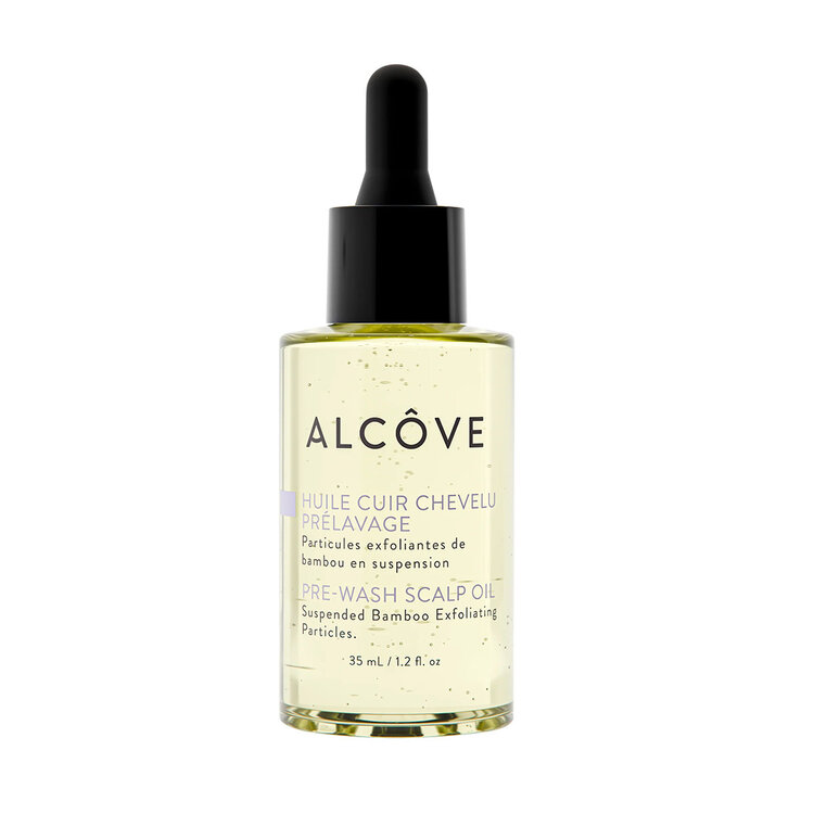 ALCÔVE Alcove | Huile Cuir Chevelu Prélavage (35 ml / 1.2 oz) — Prends soin de ton cuir chevelu avec douceur.
