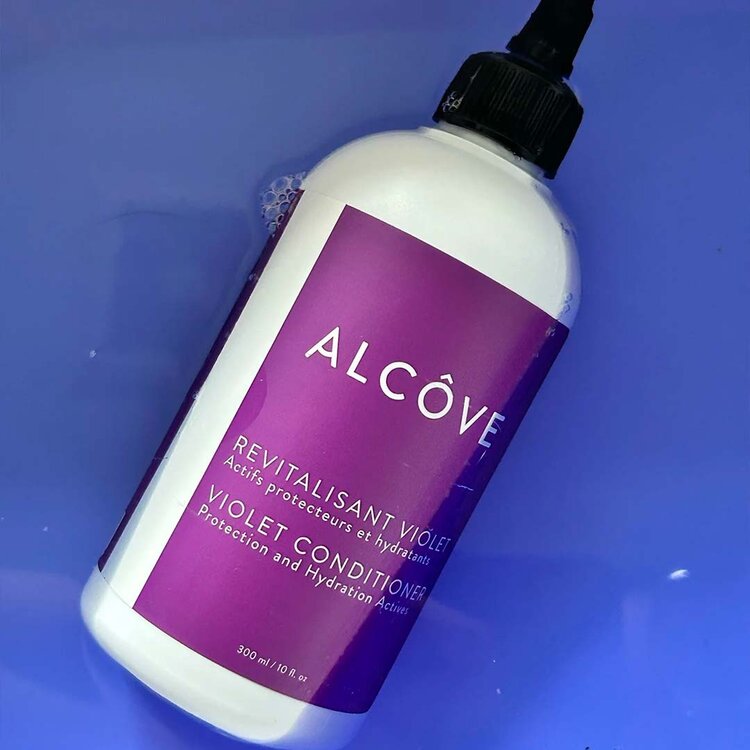 ALCÔVE Hydrating | Purple Conditioner – Neutralizes brass, hydrates & boosts shine