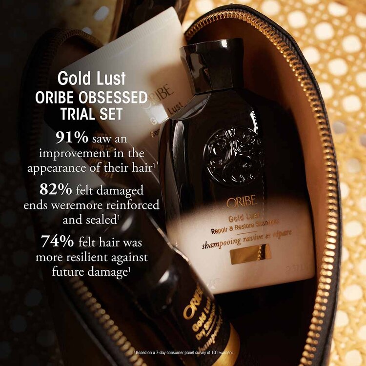 ORIBE Oribe | Gold Lust & Signature — Holiday Gift Set 2025 — Repair, Nourish & Iconic Texture