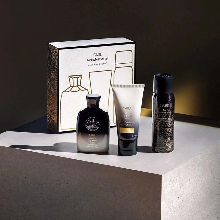 ORIBE Oribe | Gold Lust & Signature — Holiday Gift Set 2025 — Repair, Nourish & Iconic Texture