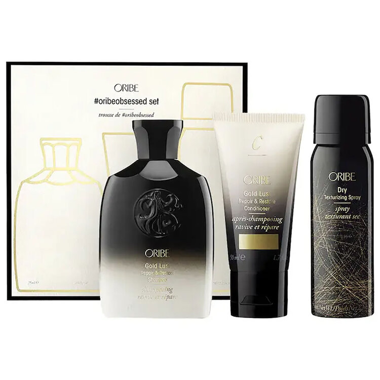 ORIBE Oribe | Gold Lust & Signature — Holiday Gift Set 2025 — Repair, Nourish & Iconic Texture