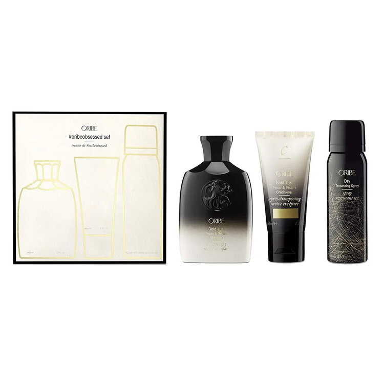 ORIBE Oribe | Gold Lust & Signature — Coffret Fêtes 2025 — Répare, Nourrit & Texture Iconique